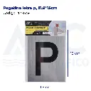Pegatina letra p, 11.8*15cm