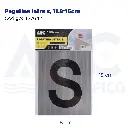 Pegatina letra s, 11.8*15cm