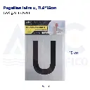 Pegatina letra u, 11.8*15cm
