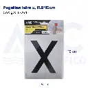 Pegatina letra x, 11.8*15cm