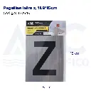 Pegatina letra z, 11.8*15cm