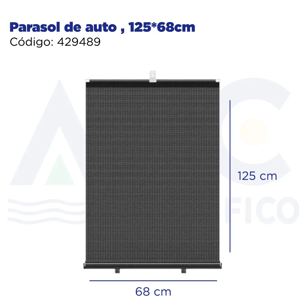Parasol de auto , 125*68cm