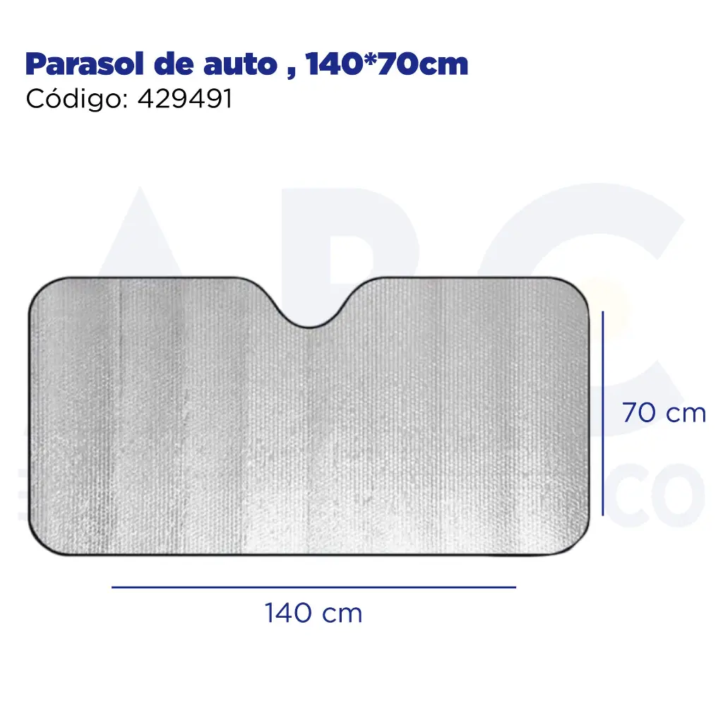 Parasol de auto , 140*70cm