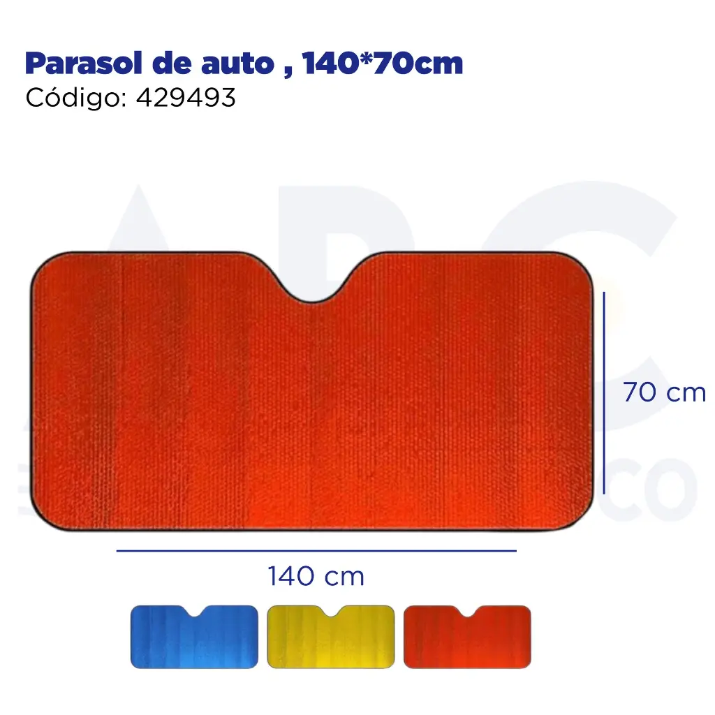 Parasol de auto , 140*70cm