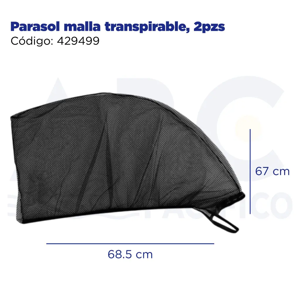 Parasol malla transpirable, 2pzs