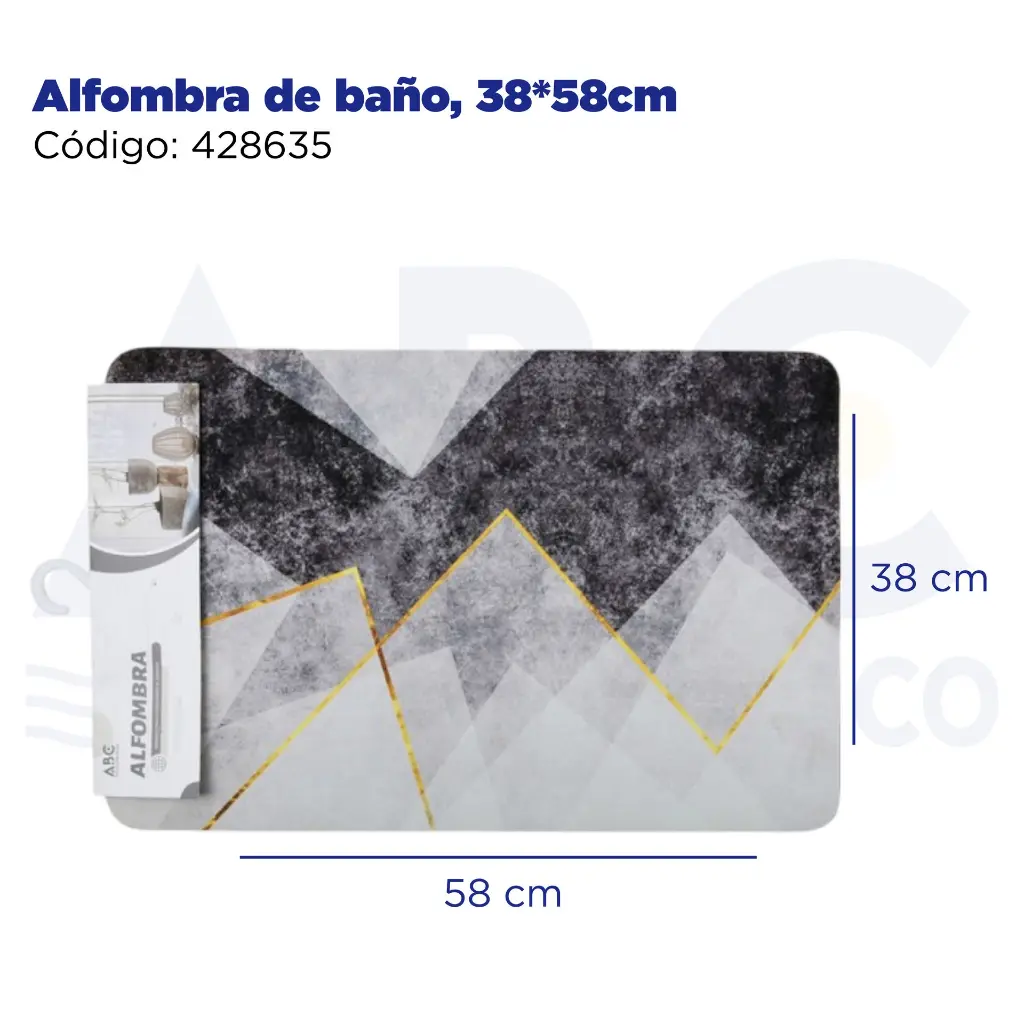 Alfombra de baño, 38*58cm
