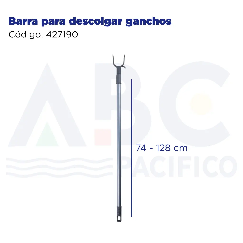 Barra para descolgar ganchos, 