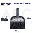 Juego de recogedor con cepillo plastico, 