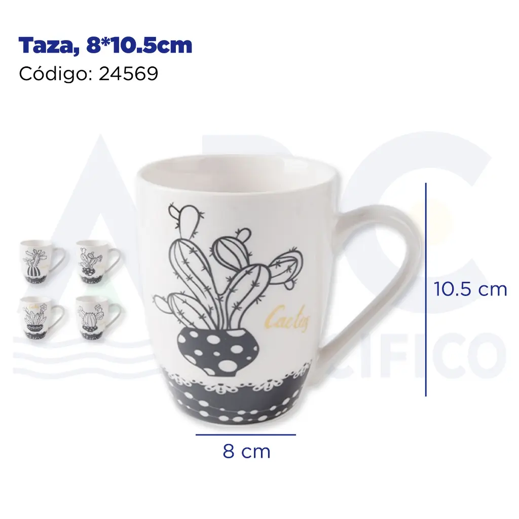 Taza, 8*10.5cm