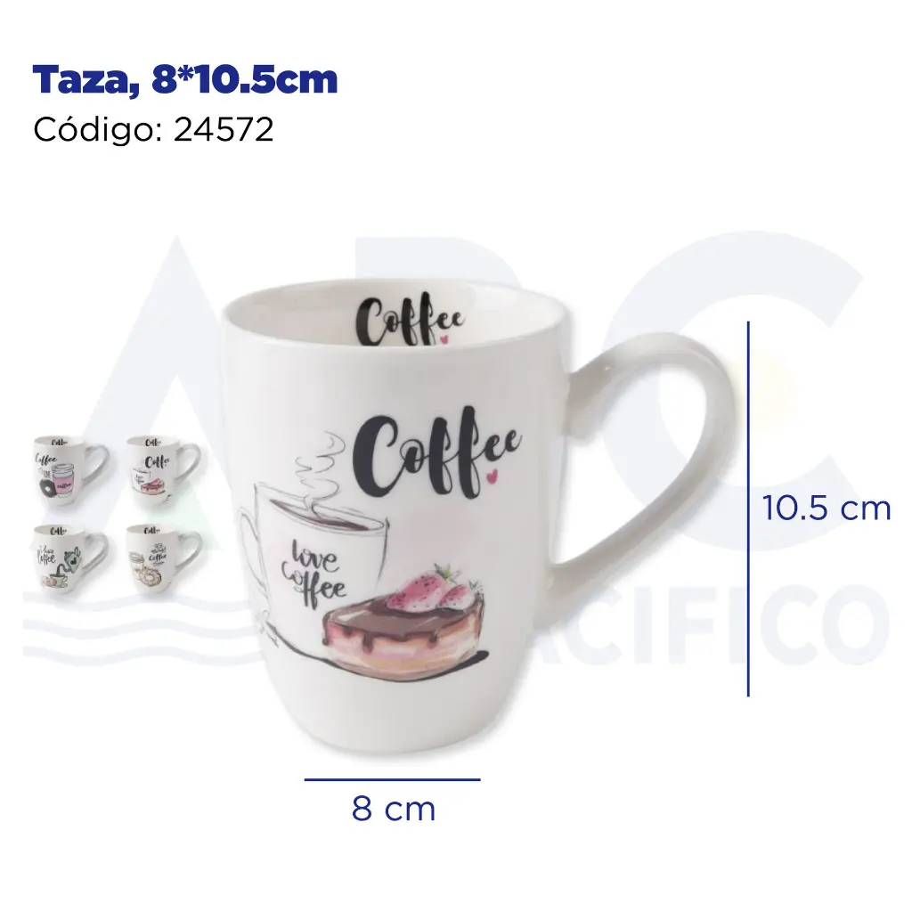 Taza, 8*10.5cm