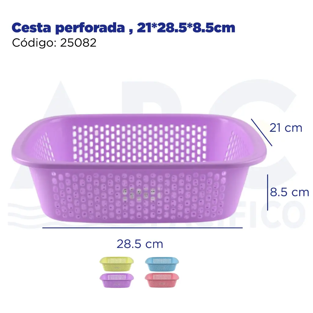 Cesta perforada , 21*28.5*8.5cm
