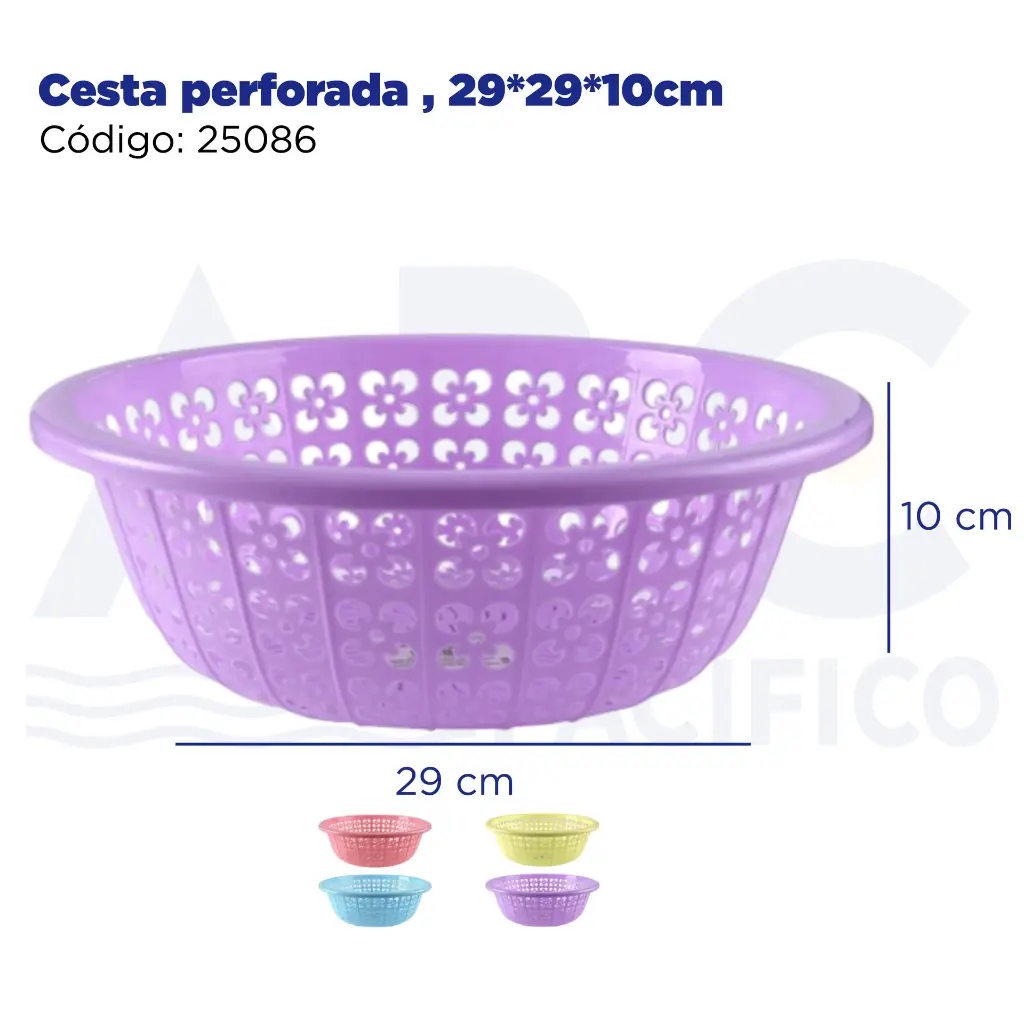 Cesta perforada , 29*29*10cm