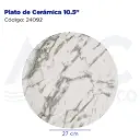 Plato de Cerámica 10.5"