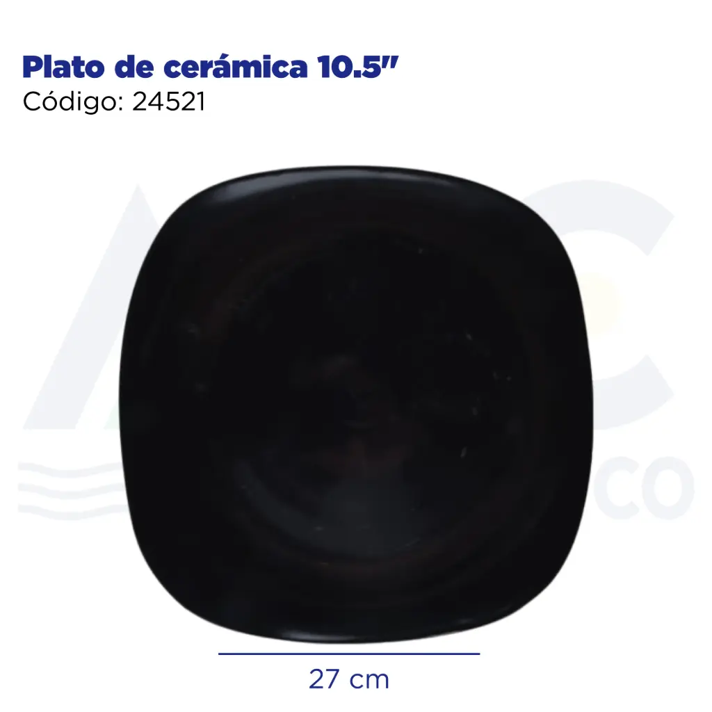 Plato de cerámica 10.5"