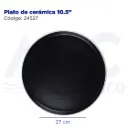 Plato de cerámica 10.5"