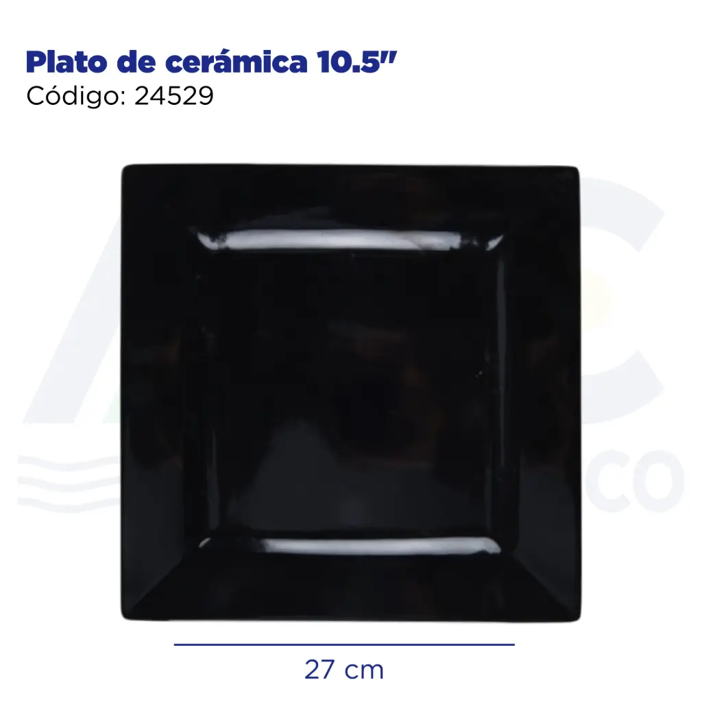 Plato de cerámica 10.5"