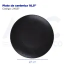 Plato de cerámica 10.5"