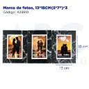 Marco de fotos, 13*18CM(5*7")*3