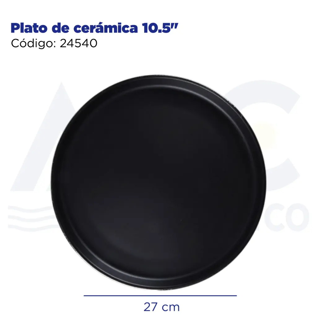 Plato de cerámica 10.5"