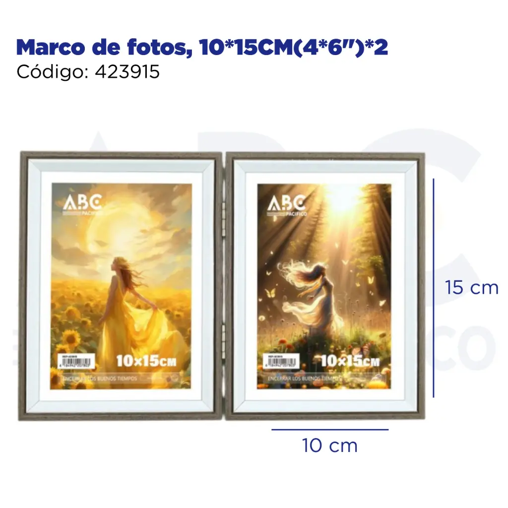 Marco de fotos, 10*15CM(4*6")*2