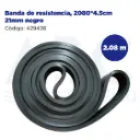 Banda de resistencia, 2080*4.5cm 21mm negro