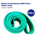 Banda de resistencia, 2080*4.5cm 45mm verde