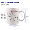 Taza de cerámica, 8*9.5cm