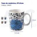 Taza de cerámica, 8*9.5cm
