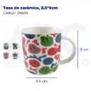 Taza de cerámica, 8*9.5cm