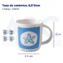 Taza de cerámica, 8*9.5cm