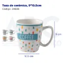 Taza de cerámica, 9*10.5cm