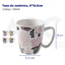 Taza de cerámica, 9*10.5cm