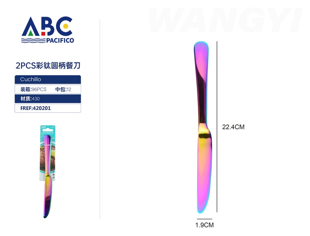 Cuchillo, set de 2 pzs