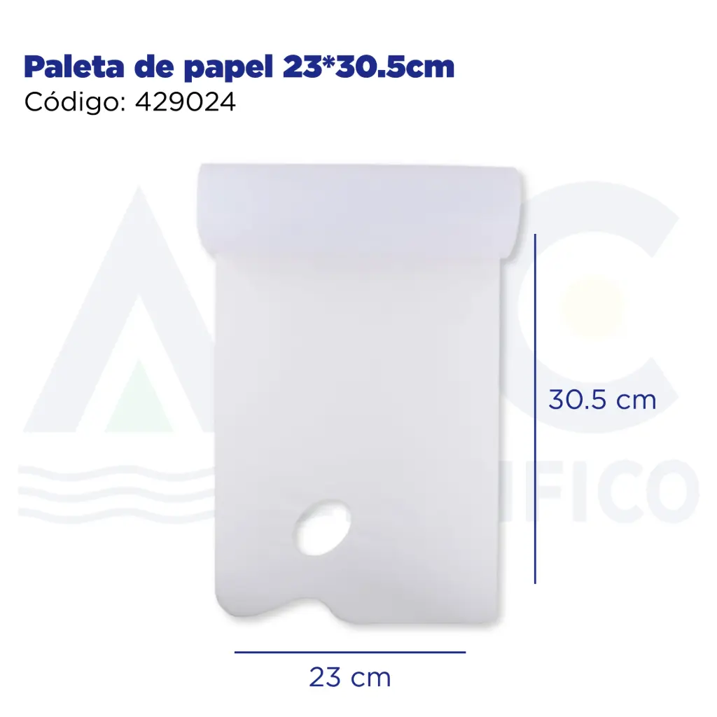 Paleta de papel 23*30.5cm