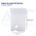 Paleta de papel 23*30.5cm