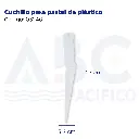 Cuchillo para pastel de plástico