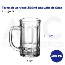 Tarro de cerveza 300ml paquete de 6pzs