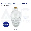 [03916] Tarro de vidrio estilo calavera 750ml