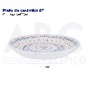 Plato de cerámica 8"