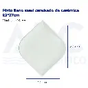 Plato llano semi cuadrado de cerámica 22*27cm