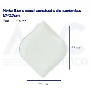 Plato llano semi cuadrado de cerámica 27*33cm