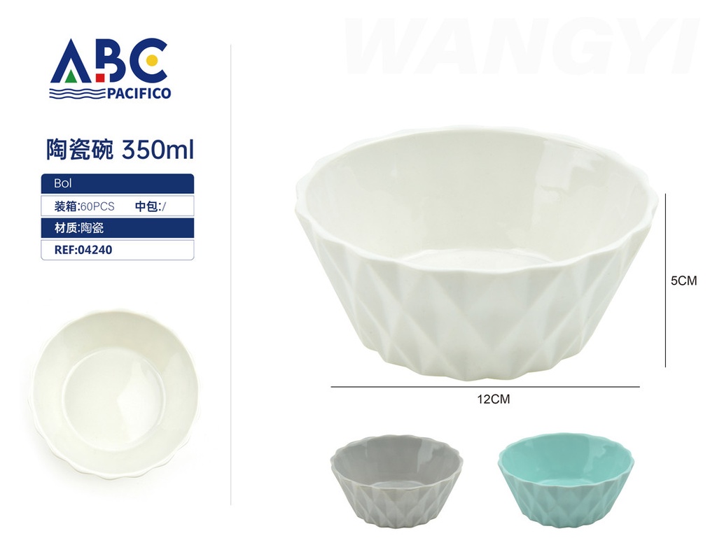 cuenco de cerámica 350ml