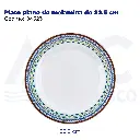 Plato plano de melamina de 225 cm