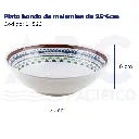 [04526] Plato hondo de melamina de 25*6cm