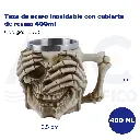Taza de acero inoxidable con cubierta de resina 400ml