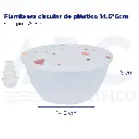Fiambrera circular de plástico 14.5*6cm