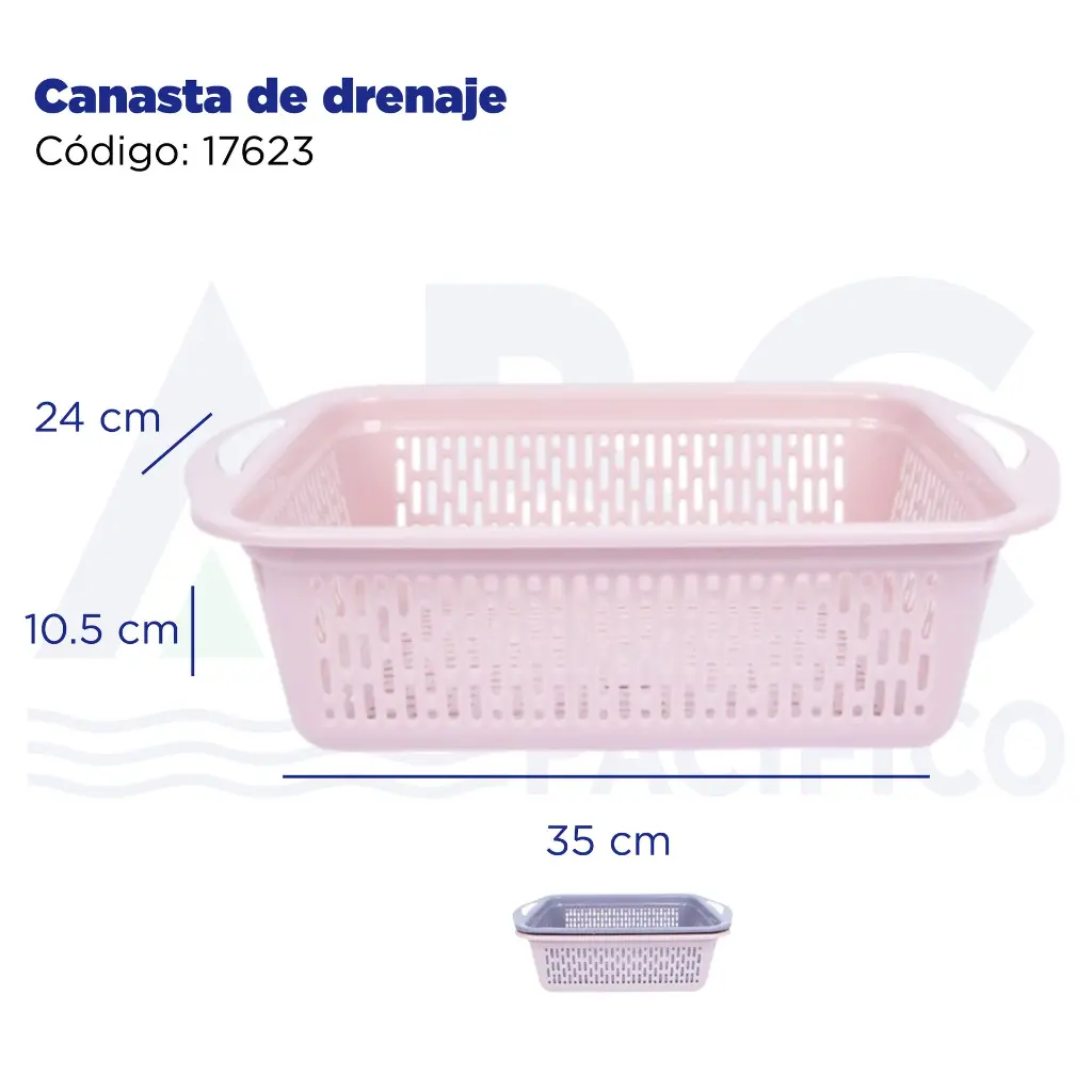 Canasta de drenaje