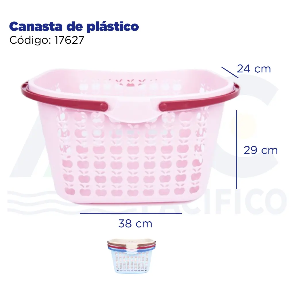 Canasta de plástico