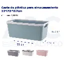 Cesta de plástico para almacenamiento 33*17.5*13.7cm