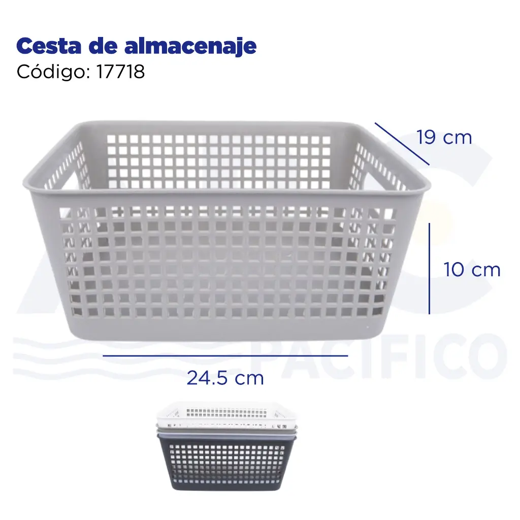Canasta para almacenaje